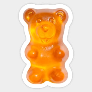 gummy bear (orange) Sticker